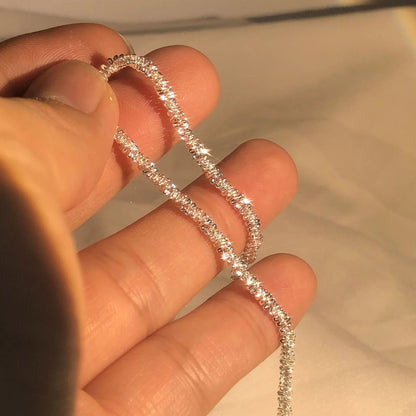 Luxurious Sterling Silver Cuff Bracelet