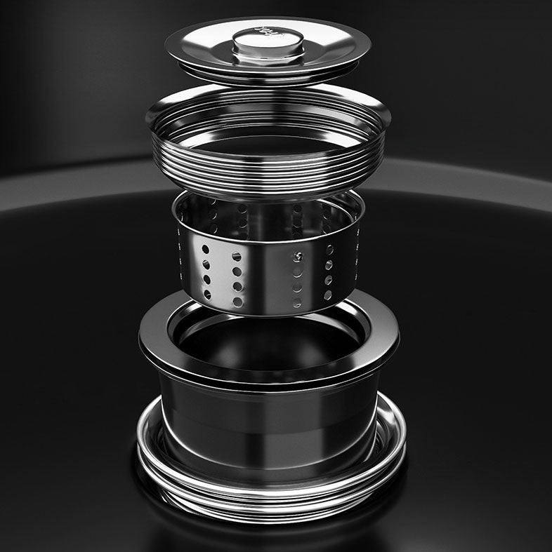 Modern Stainless Steel Circular Kitchen Sink