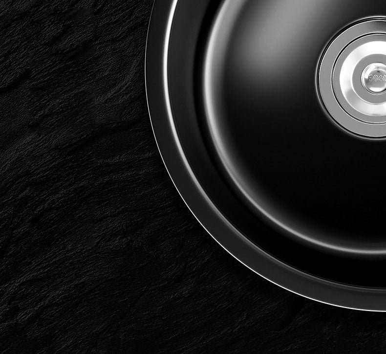 Modern Stainless Steel Circular Kitchen Sink