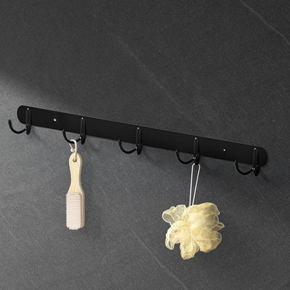 Luxury Black Bathroom Accessory Set Stainless Steel Fixtures