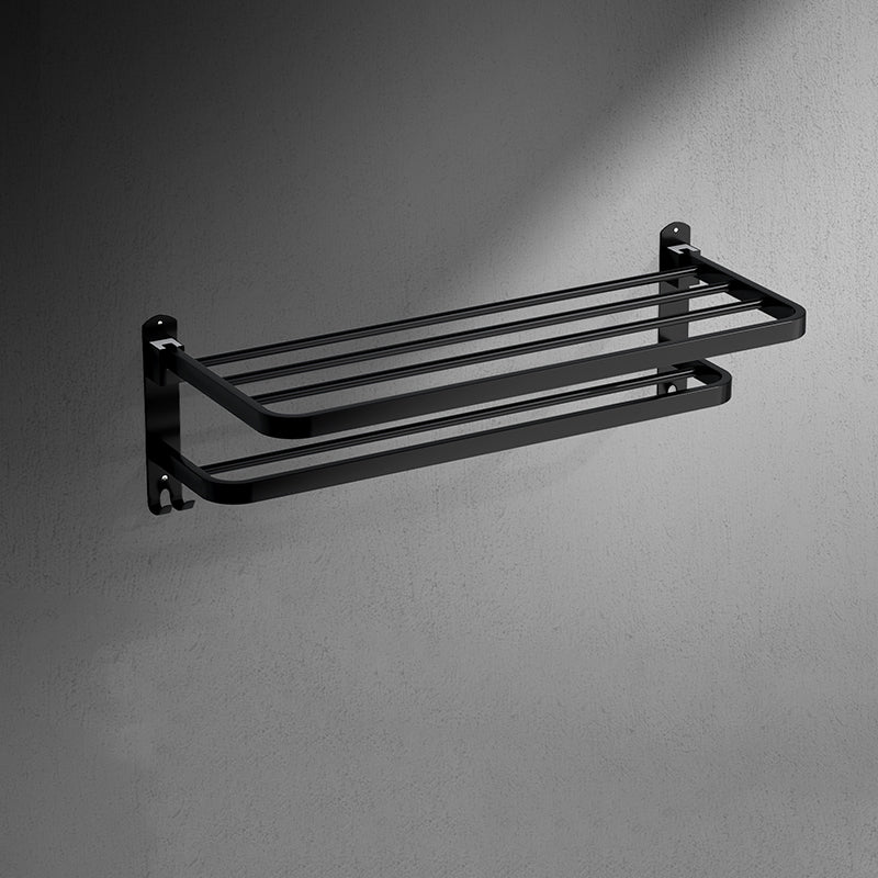 Luxury Black Bathroom Accessory Set Stainless Steel Fixtures