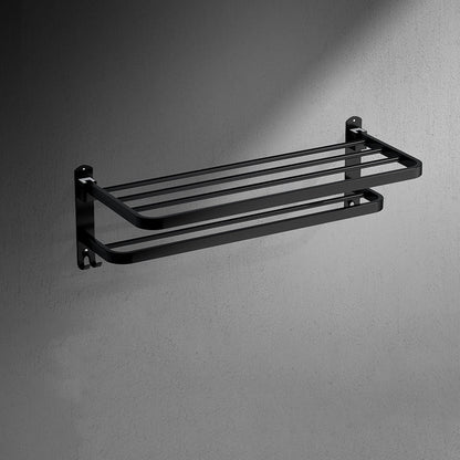 Luxury Black Bathroom Accessory Set Stainless Steel Fixtures