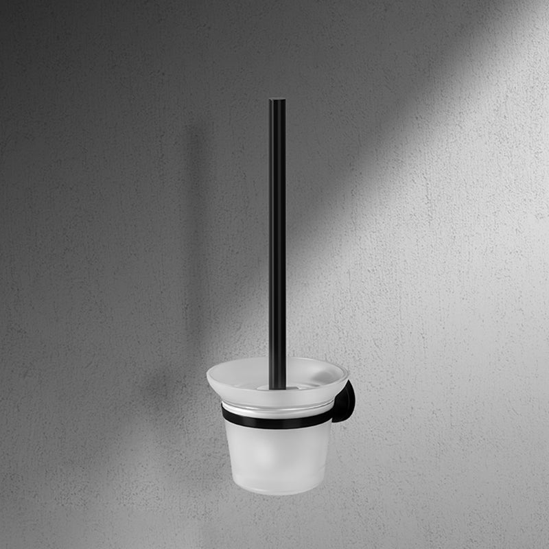 Luxury Black Bathroom Accessory Set Stainless Steel Fixtures