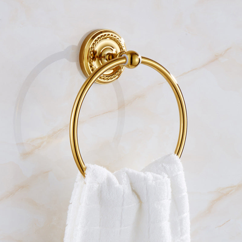 Classic Brass Bath Accessories Set