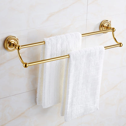 Classic Brass Bath Accessories Set