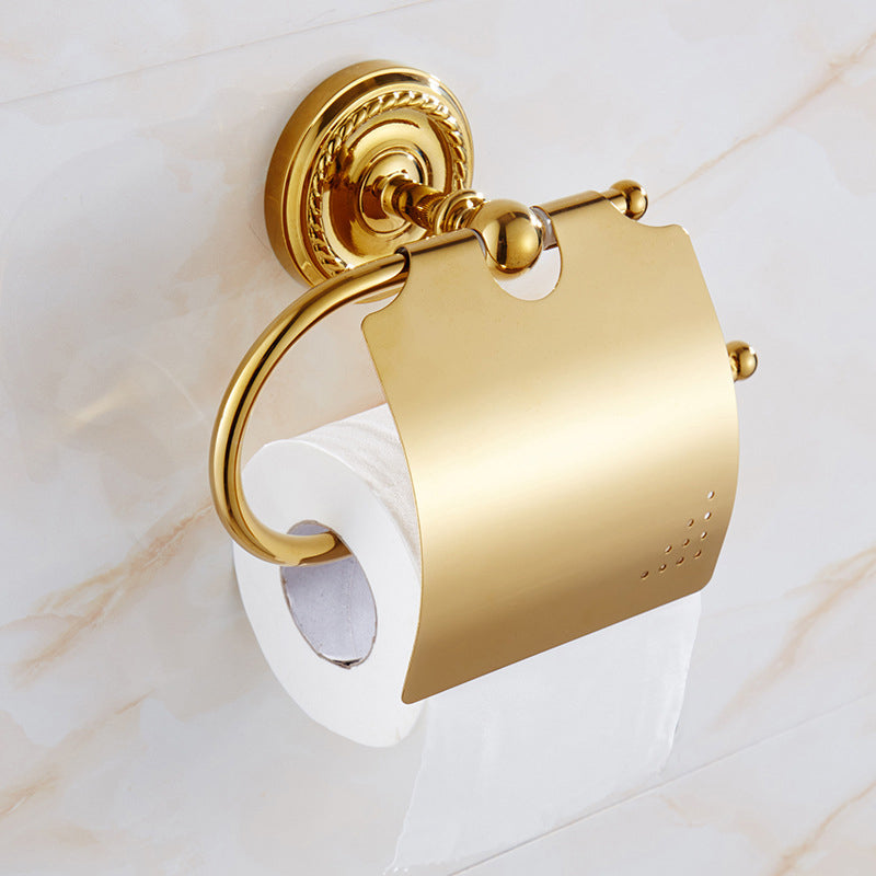 Classic Brass Bath Accessories Set