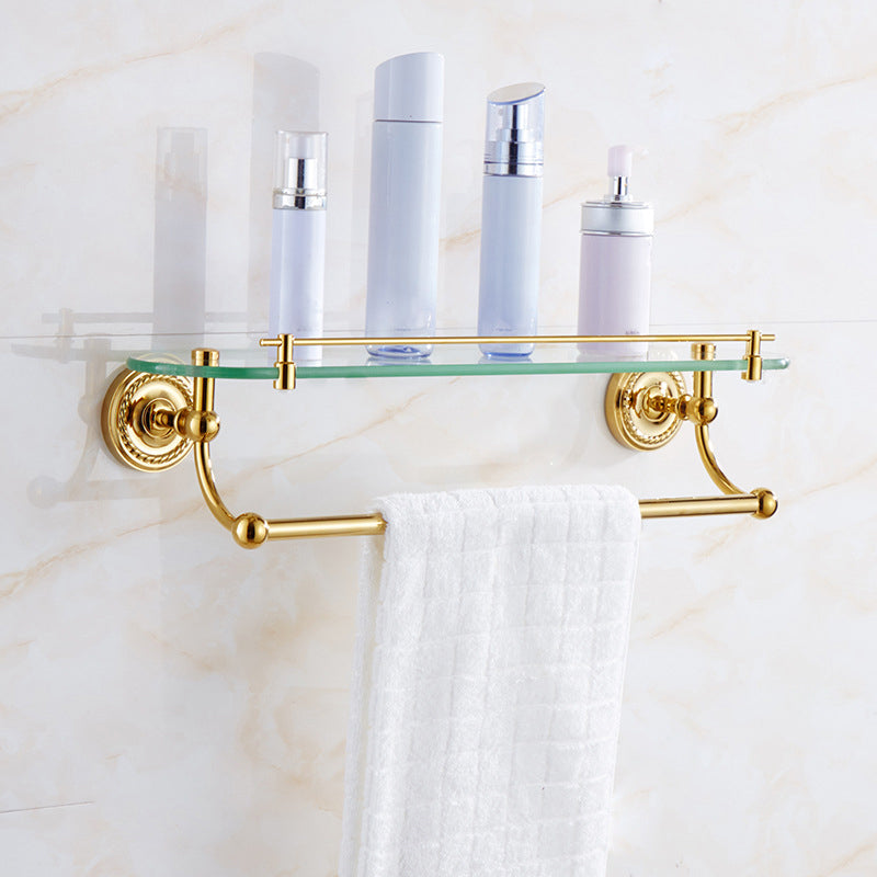Classic Brass Bath Accessories Set