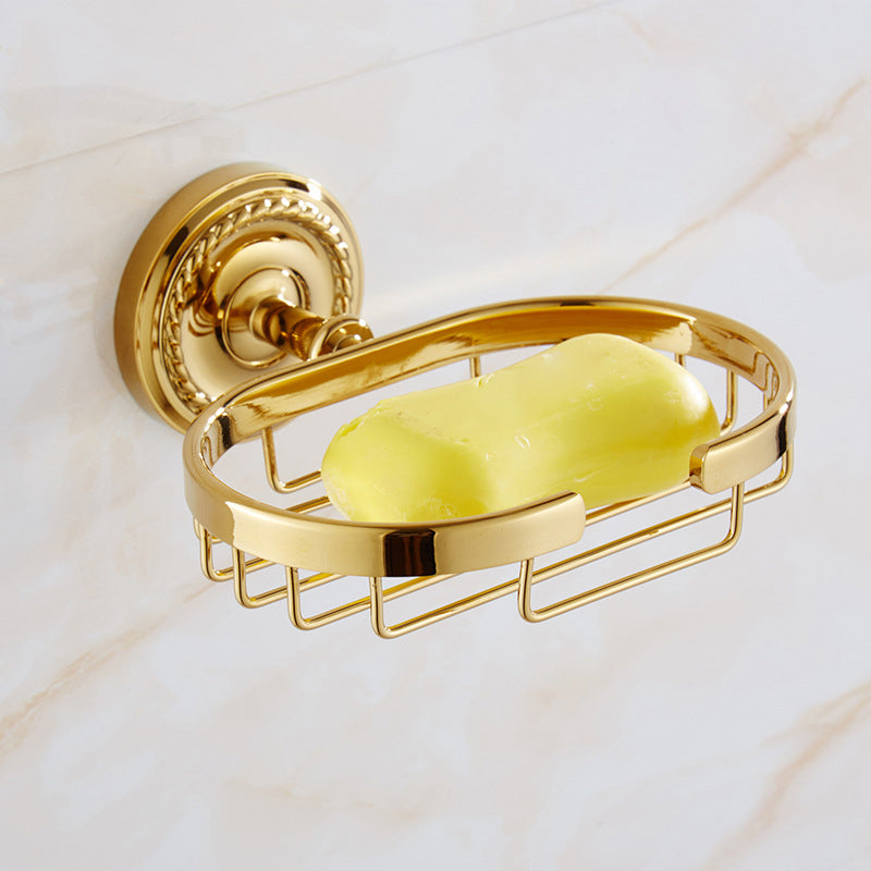 Classic Brass Bath Accessories Set