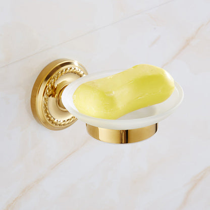 Classic Brass Bath Accessories Set
