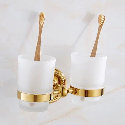 Classic Brass Bath Accessories Set