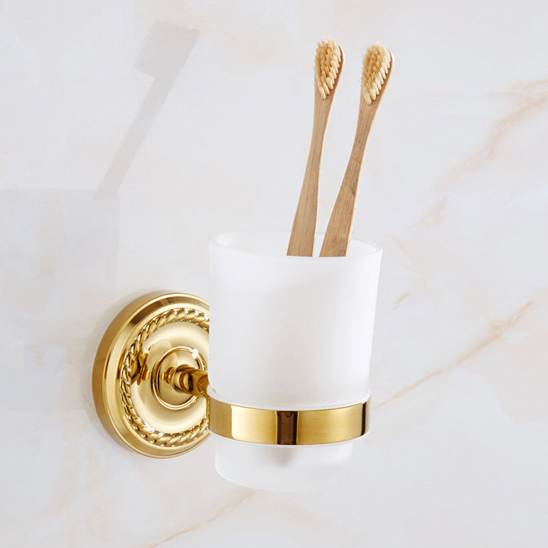 Classic Brass Bath Accessories Set