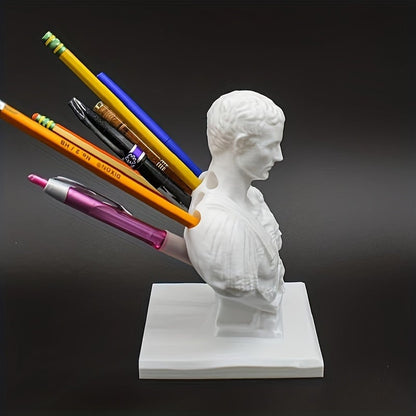 Classic Roman Office Pen Holder