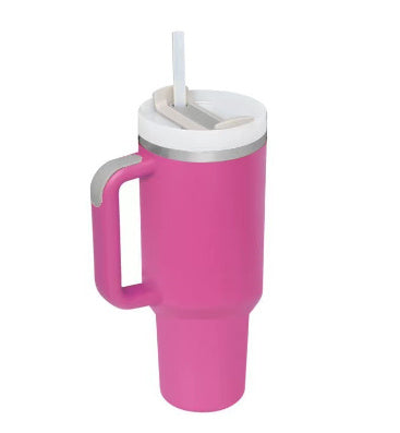 Large Insulated Tumbler Cup 40oz with Lid and Straw