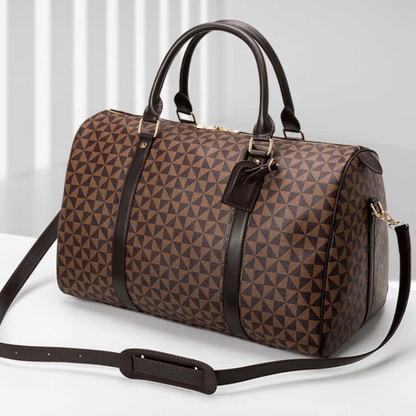 Luxury Genuine Leather Duffle Travel Bag
