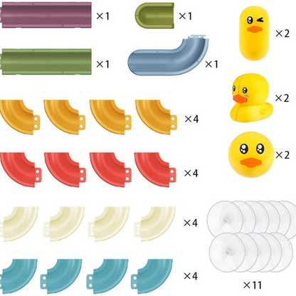 Colorful Kids DIY Bath Time Play Set