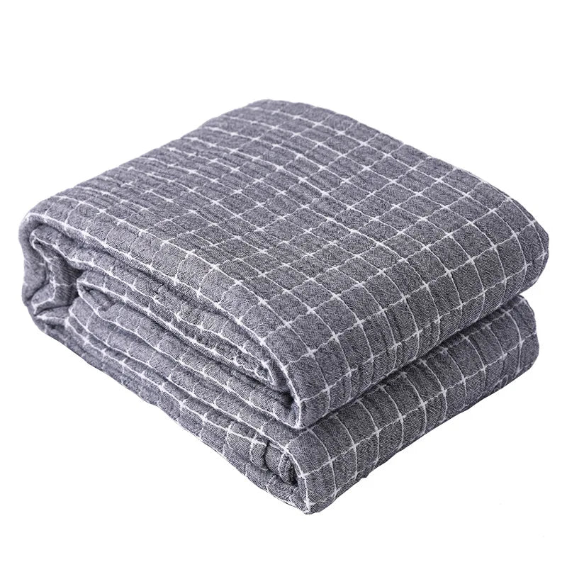 Lightweight Soft Cotton Throw Blanket