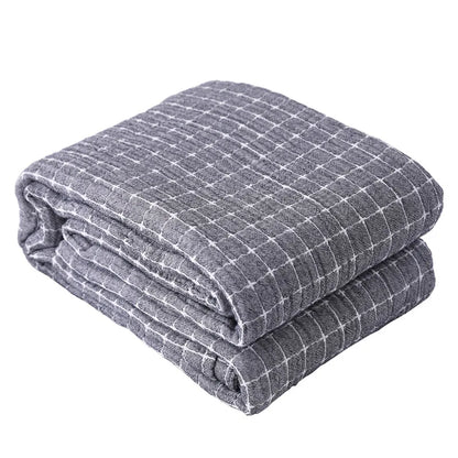 Lightweight Soft Cotton Throw Blanket