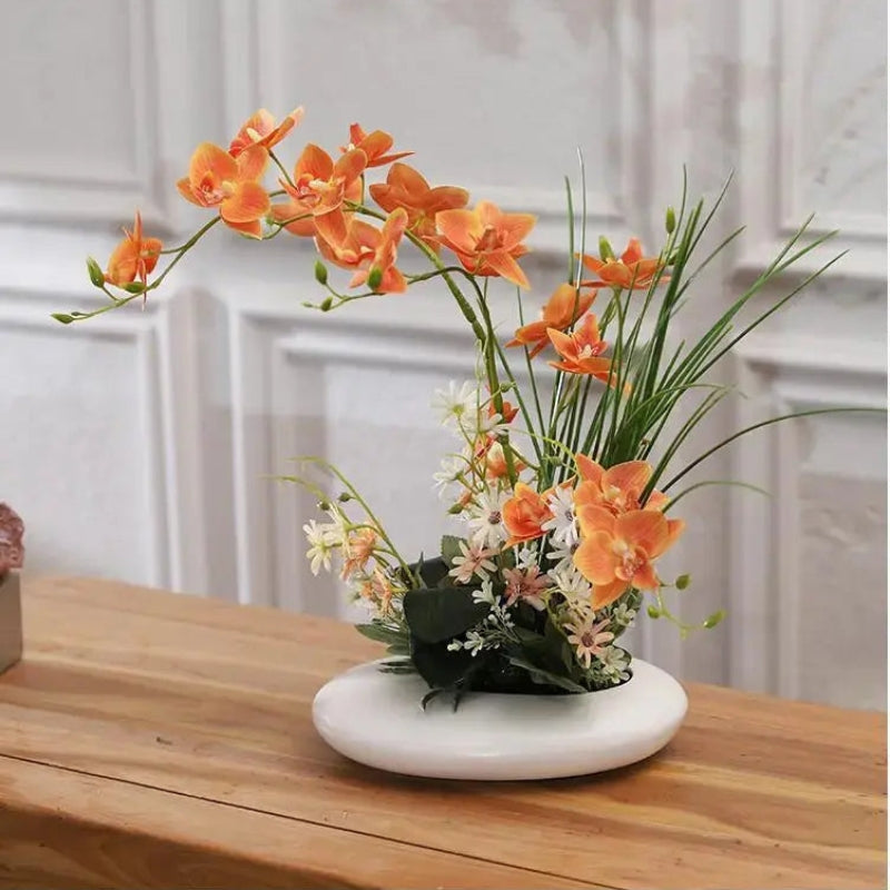 Realistic Floral Centerpiece in a Chic Vase