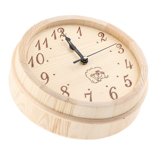 Quiet Natural Wood Wall Clock - Befez