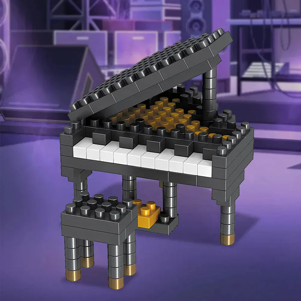 Mini Musical Instrument Building Block Kit