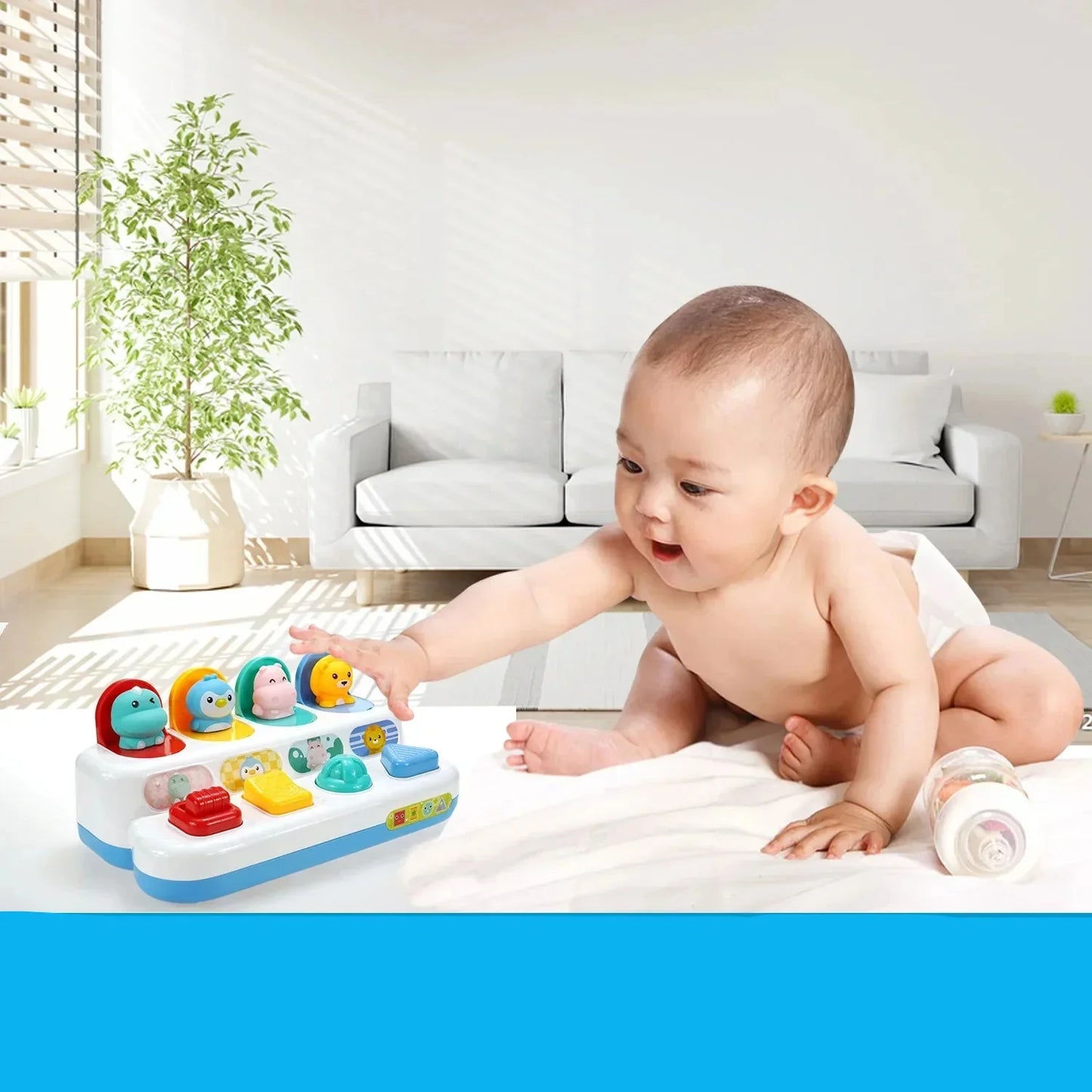 Colorful Baby Button Interactive Toy - Befez