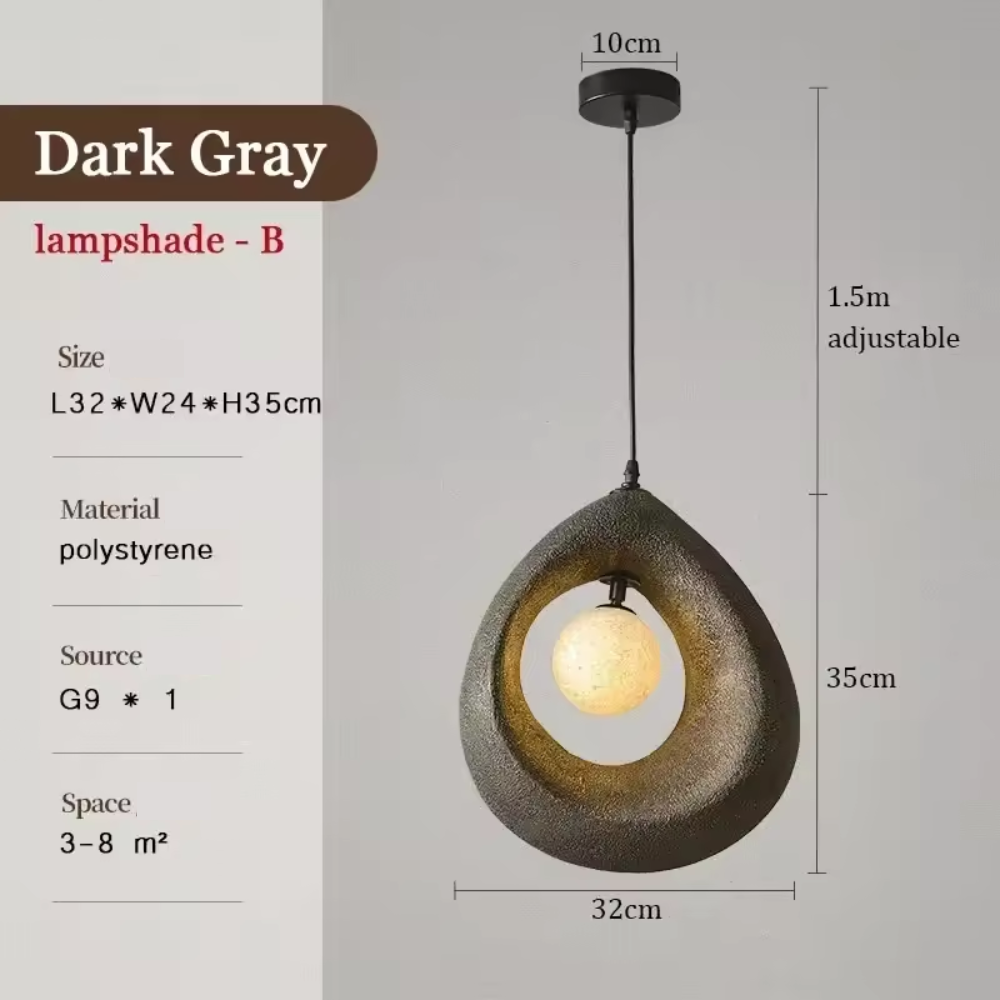 Simple Asian Style Hanging Light Pendant