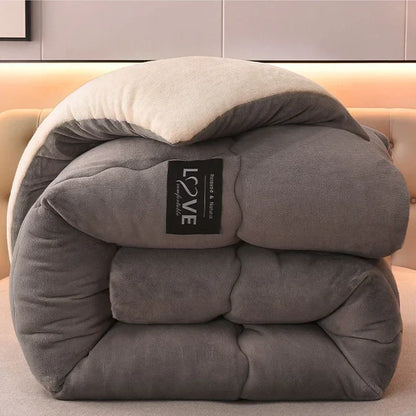 Warm Double Layered Fleece Winter Duvet - Befez
