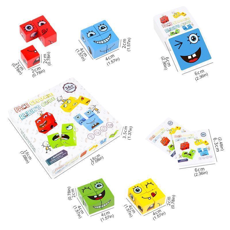 Colorful Interlocking Brick Toys