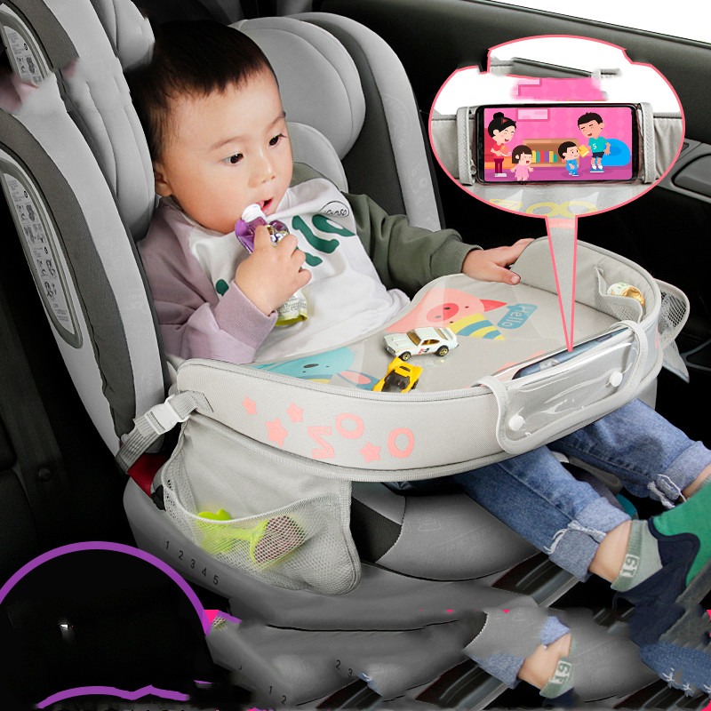Befez | Baby Car Table Tray - Convenient Storage and Phone Mount