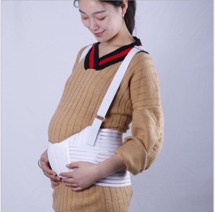 Comfortable Pregnancy Back Support Belt with Adjustable Straps