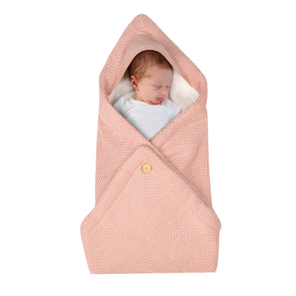 Soft Baby Hooded Blanket for Newborns