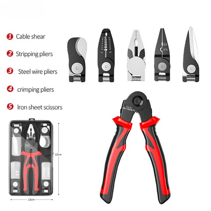 Versatile 5-Piece Electric Pliers Tool Kit
