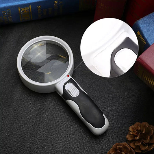 Compact 20X LED Magnifying Glass with Light - Befez