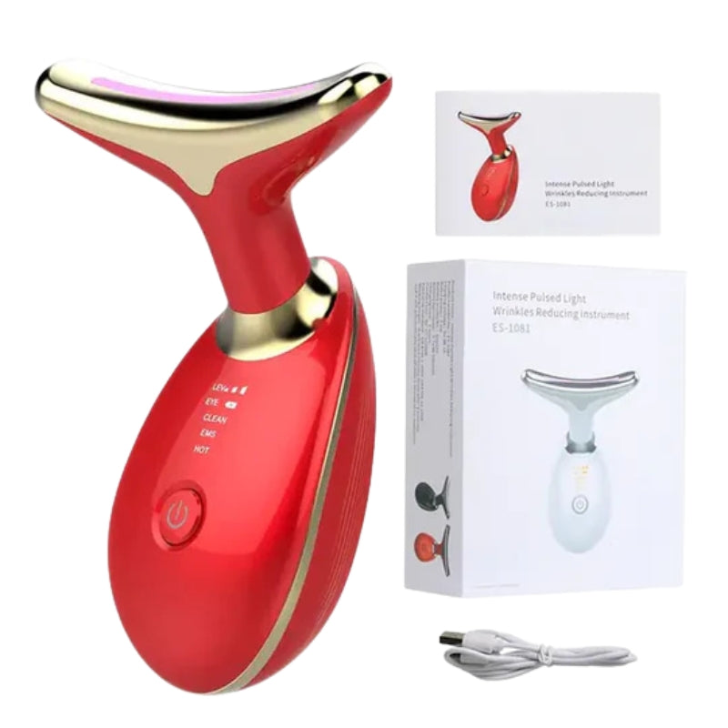 Rejuvenating Face Massager with LED Skin Tightening Therapy