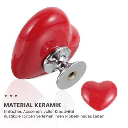 Decorative Heart Shaped Toilet Handle