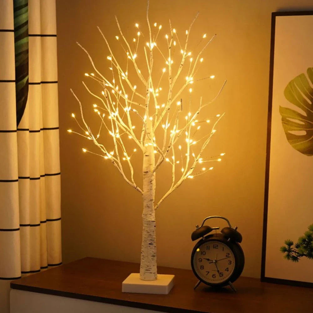 Natural Wood Table Lamp