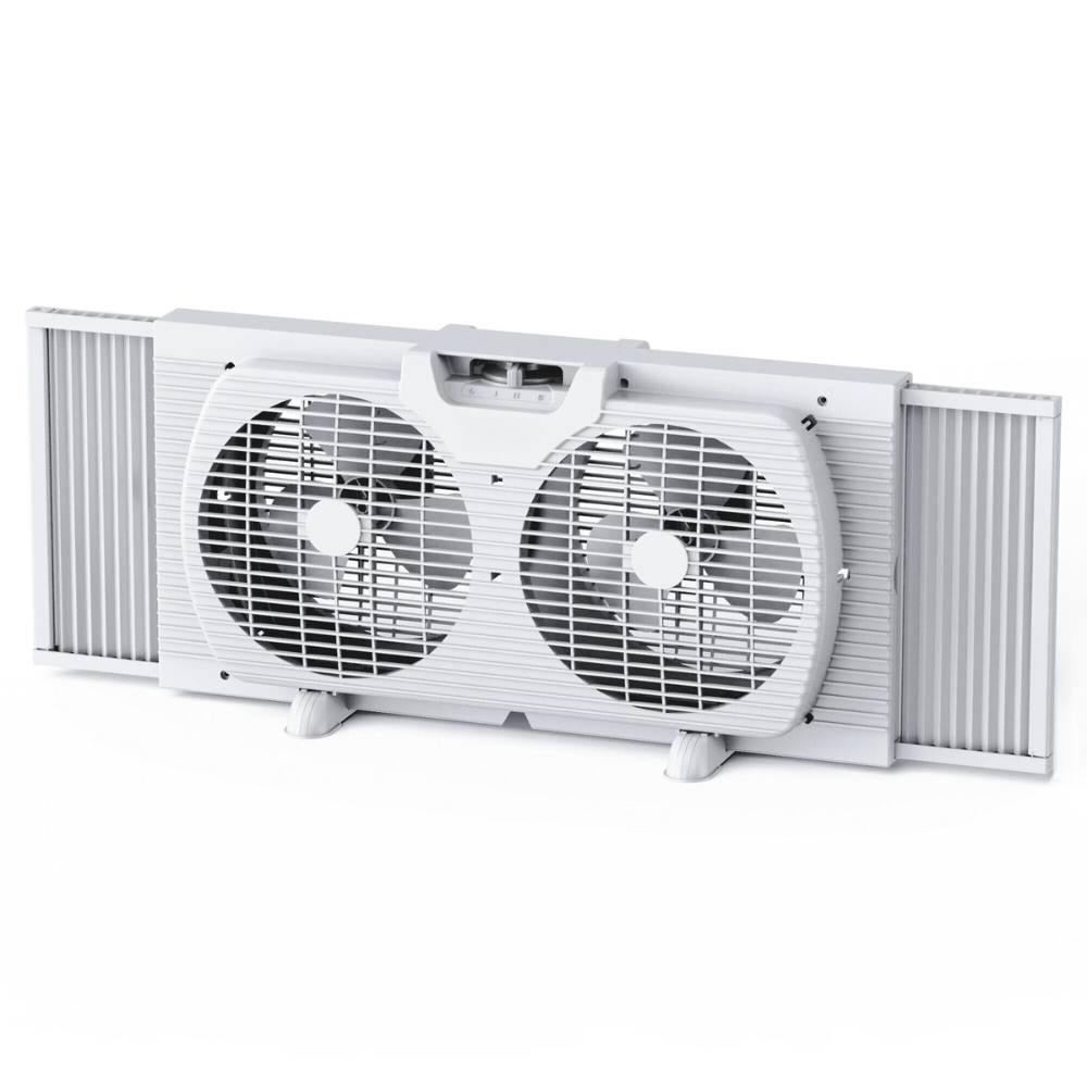 Dual Window Quiet Cooling Fan System