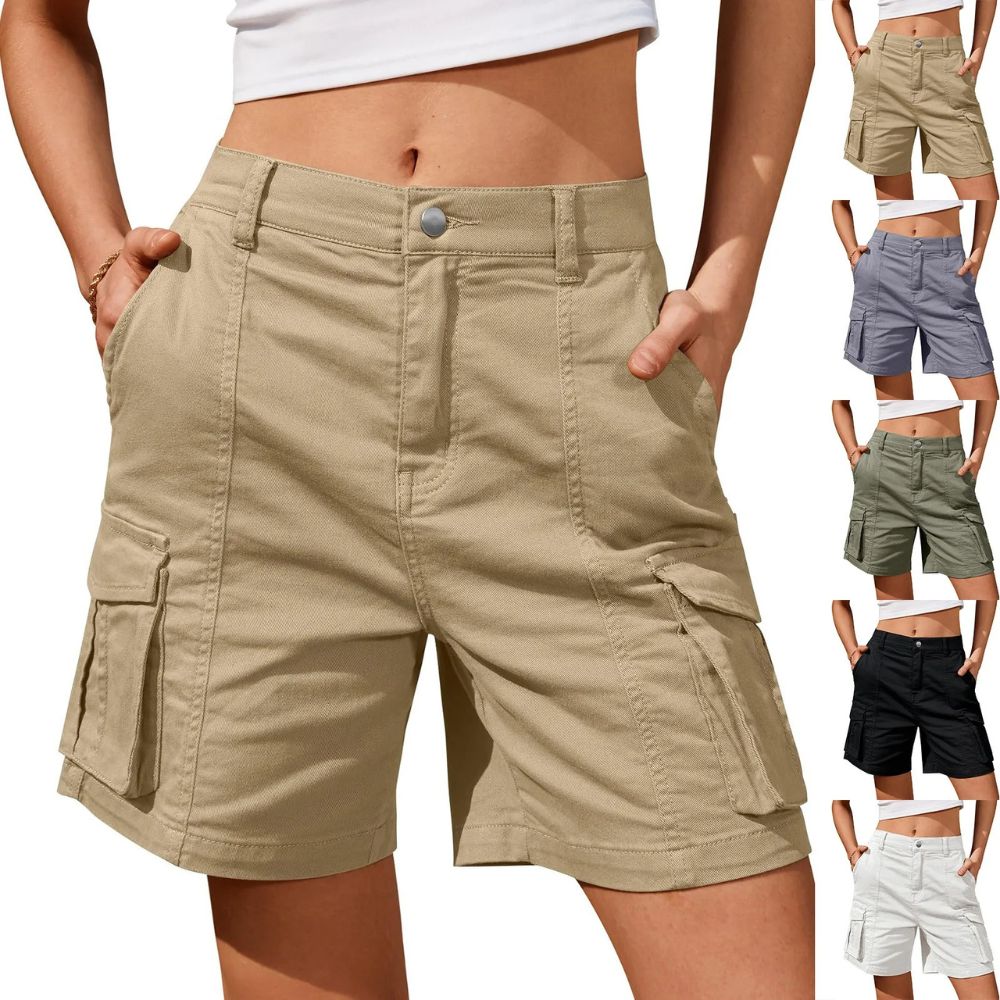 Classic Fit Women's Cargo Work Shorts - Befez
