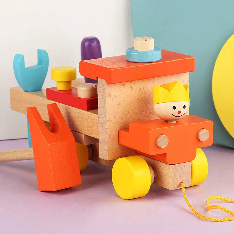 Fun Wooden Car Toy for Kids Learning and Play - Befez