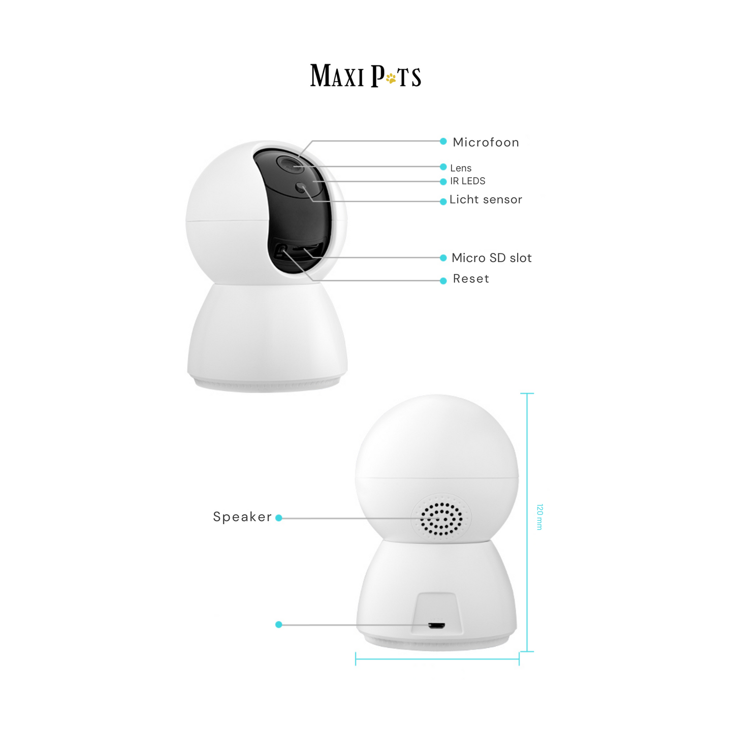 Befez Pet Monitoring Wi-Fi Camera