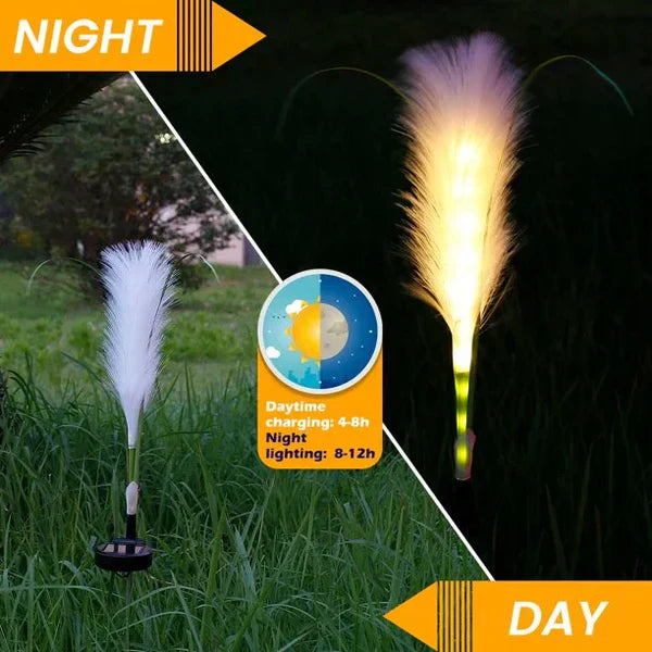 Natural Rattan Outdoor Garden Lamp
