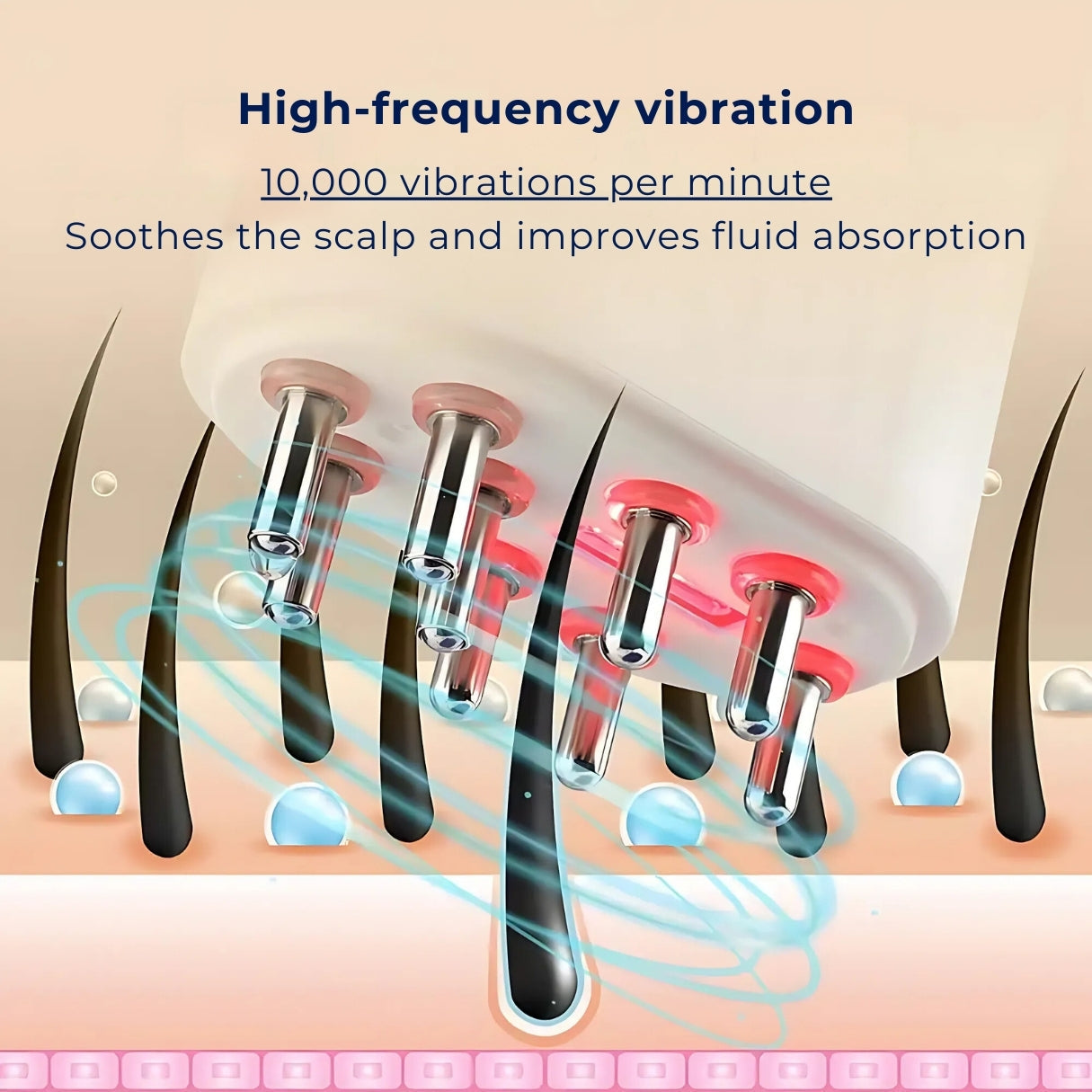 Relaxing Electric Scalp Massager for Hair Growth