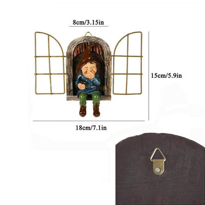 Cute Garden Gnome Figurine Decoration