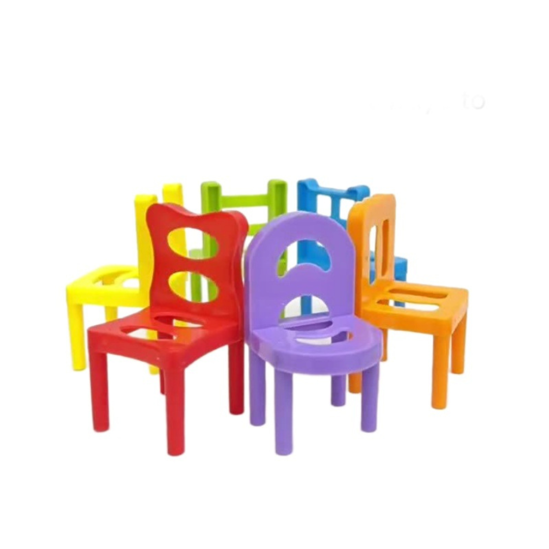 Colorful Wooden Stacking Chair Toy - Befez