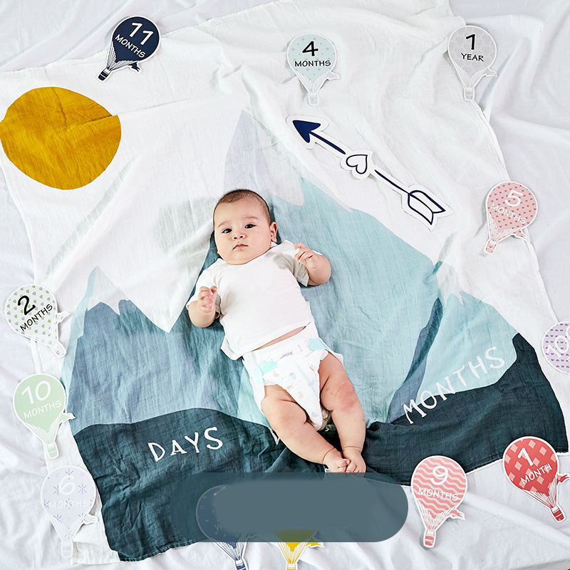 Soft Baby Blanket and Swaddle Wrap for Infants