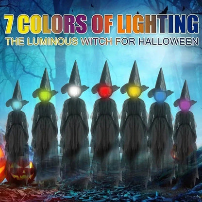Spooky LED Witch Figurine Decoration