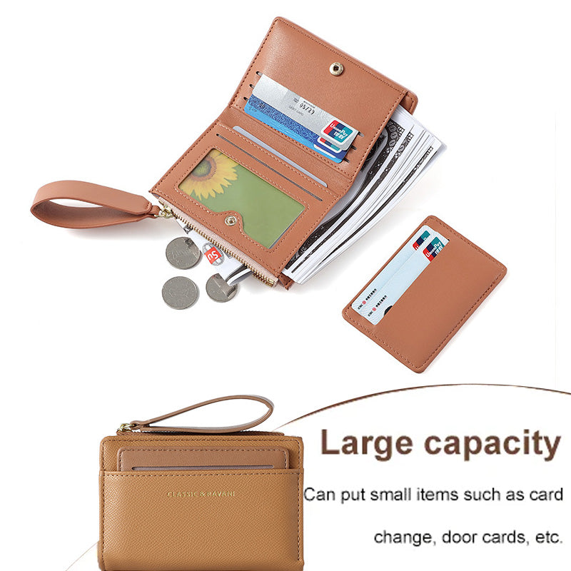 Practical Travel Wallet with Multiple Card Compartments