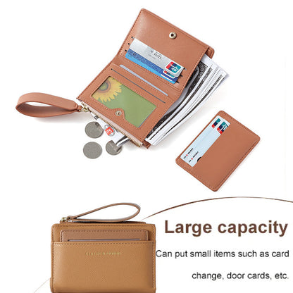 Practical Travel Wallet with Multiple Card Compartments