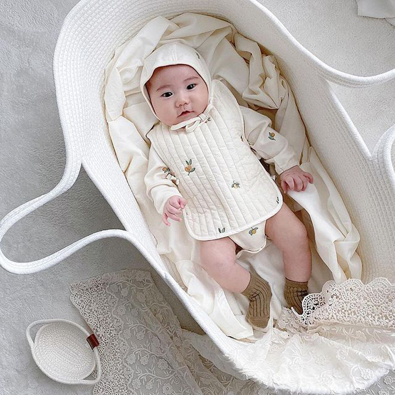 Cozy Newborn Baby Basket with Handles