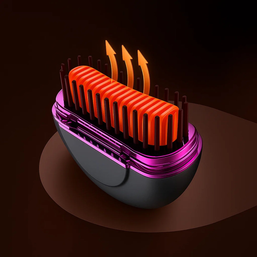 Compact Travel Hair Straightener with Fast Styling